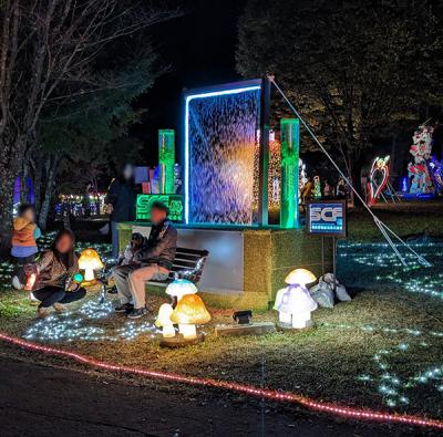 長野県　南信　南箕輪村 信英蓄電器箔株式会社様　2025信州大芝高原イルミネーションフェスティバル出展作品制作協力