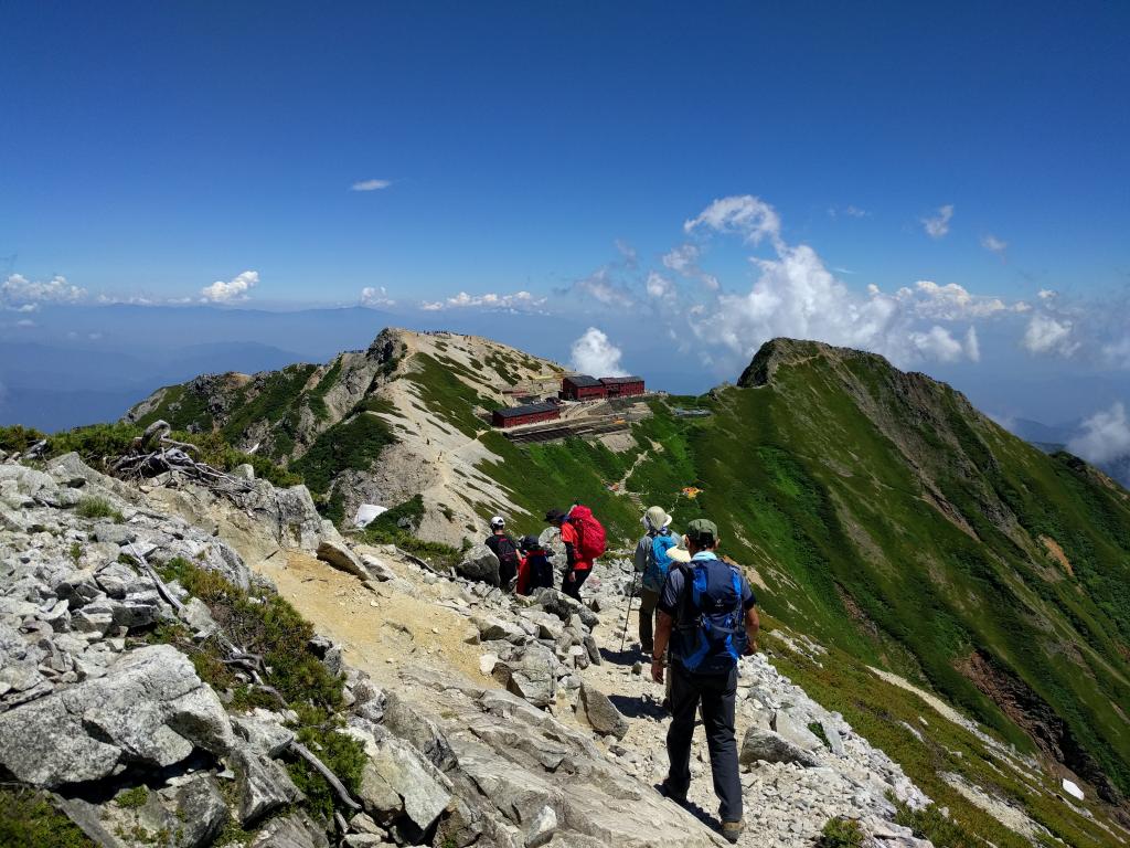 山行2018①唐松岳