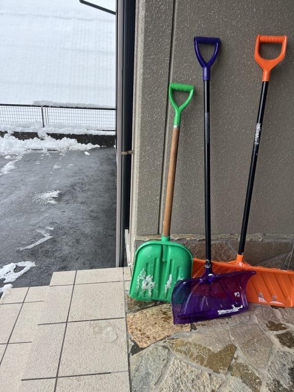 今シーズン一の積雪量